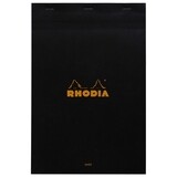 Rhodia Classic Black Head Stapled Pad No19 Lined