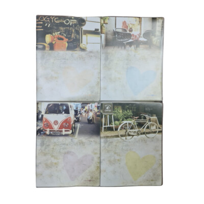 Contemporary A4 writing book set of 4. Size 173x247mm.