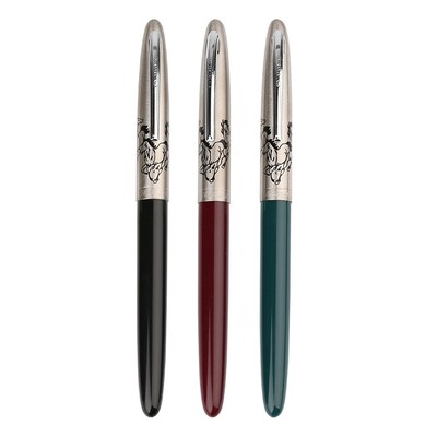Hero 329 Horse Head Fountain Pen Fine Nib Pack of 3