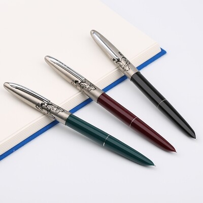 Hero 329 Horse Head Fountain Pen Fine Nib Pack of 3