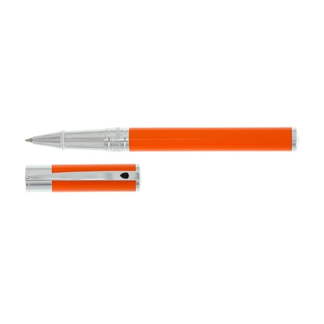 ST DUPONT D-Initial Rollerball Orange and Chrome