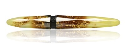BENU -  Fountain pen - Briolette Luminous Amber  -  Schmidt Steel Nib M - With Schmidt Converter
