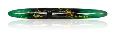 BENU -  Fountain pen - Briolette Luminous Jade   -  Schmidt Steel Nib F - With Schmidt Converter