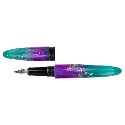 BENU -  Fountain pen - Briolette Luminous Dream  -  Schmidt Steel Nib M - With Schmidt Converter