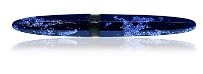 BENU -  Fountain pen - Minima Blue Flame  -  Schmidt Steel Nib M - With Schmidt Converter