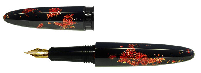 BENU -  Fountain pen - Minima Magma   -  Schmidt Steel Nib M - With Schmidt Converter