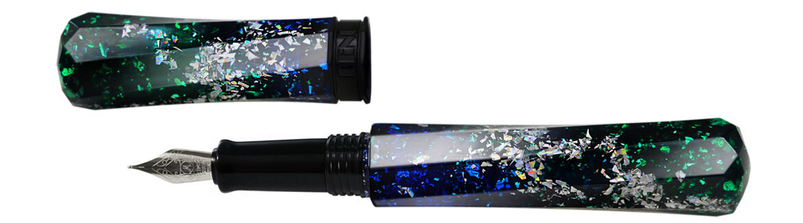 BENU -  Fountain pen - Scepter Scepter II  -  Schmidt Steel Nib M - With Schmidt Converter