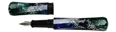 BENU -  Fountain pen - Scepter Scepter II  -  Schmidt Steel Nib M - With Schmidt Converter