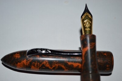 Ranga Model 8B Premium Ebonite  Colour P12
Bock N0. 6 Dual Fine -  Fountain pen