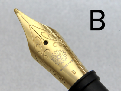 JOWO # 6 Wancher Stainless Steel Gold Nib Broad