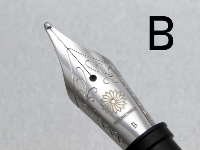 JOWO # 6 Wancher Frosty Stainless Steel Nib Broad