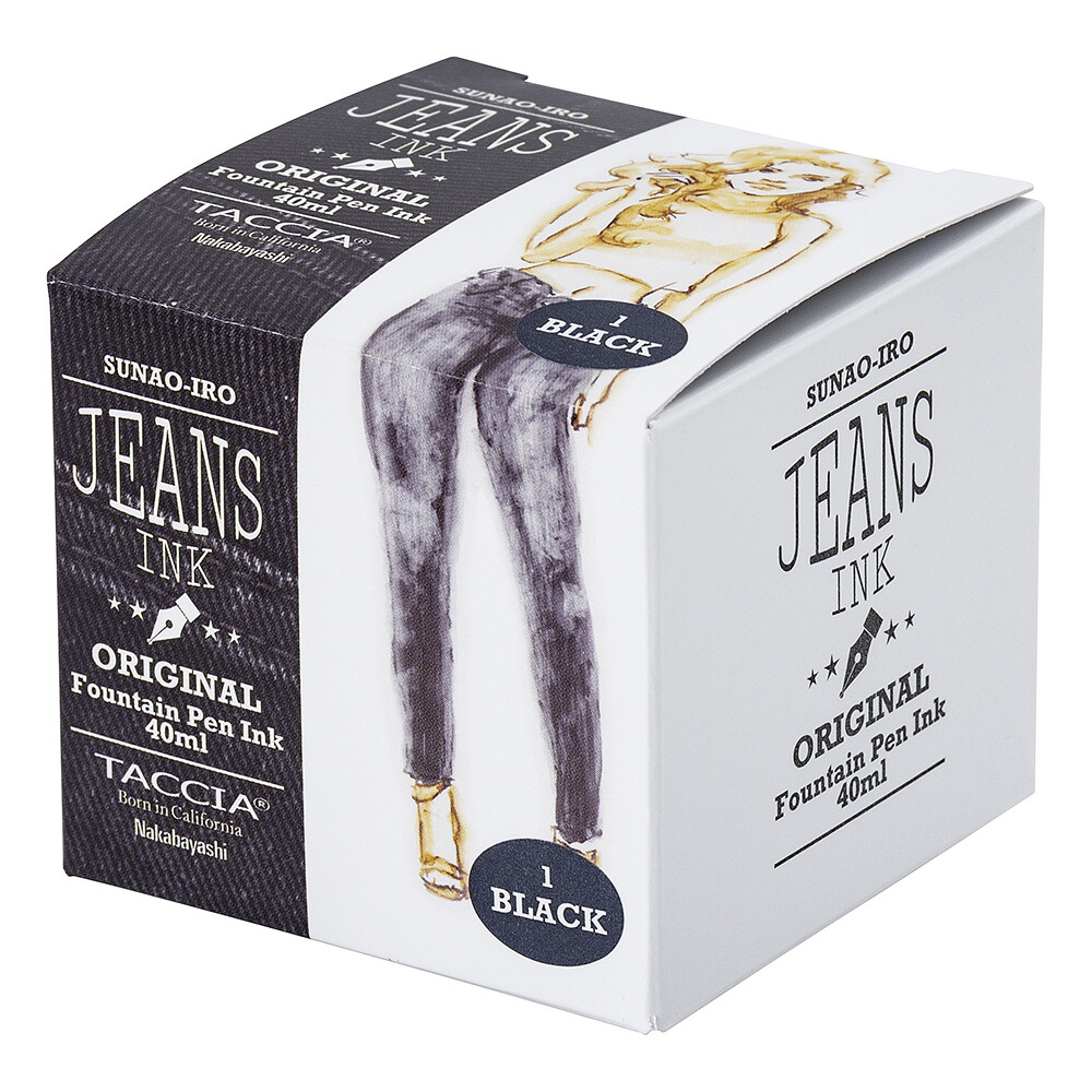 Taccia Fountain Pen Ink 40 ml  Jeans Black