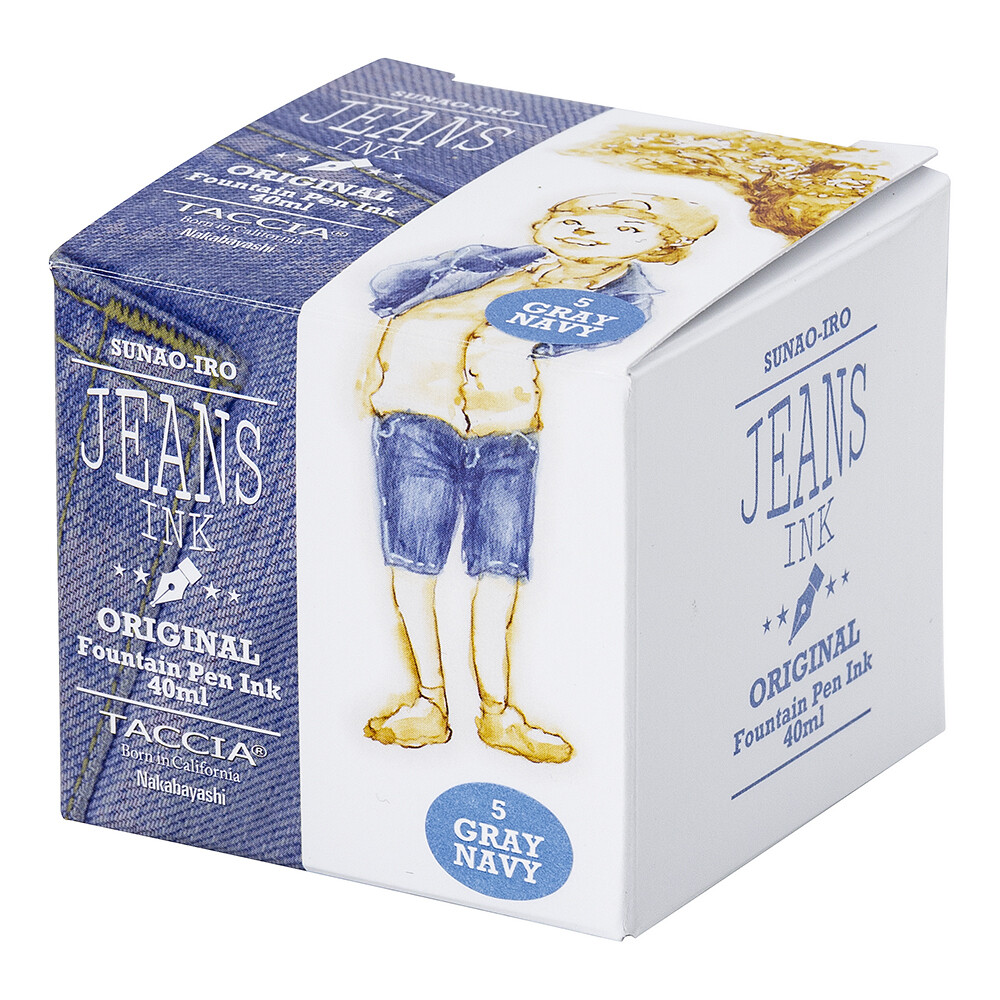 Taccia Fountain Pen Ink 40 ml  Jeans Grey Navy
