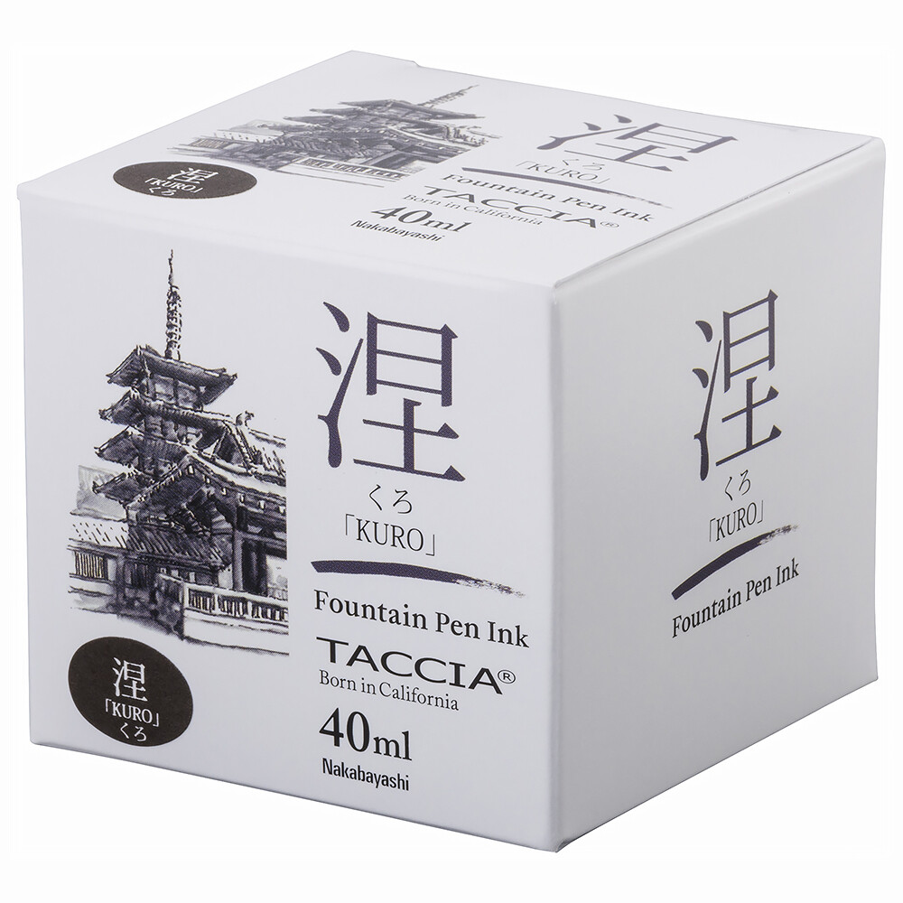 Taccia Fountain Pen Ink 40 ml	Black