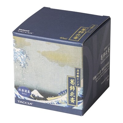 Taccia Fountain Pen Ink Glass Bottle Hokusai Koiai
