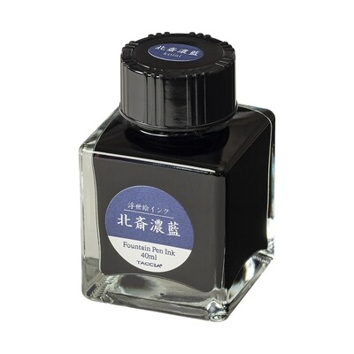 Taccia Fountain Pen Ink Glass Bottle Hokusai Koiai