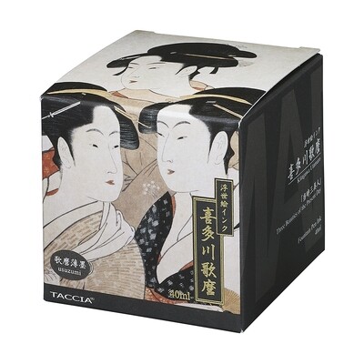 Taccia Fountain Pen Ink Glass Bottle Utamaro Usuzumi