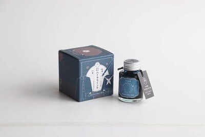 Taccia Fountain Pen Ink Glass bottle Haikara Ink Melancholite Blue G1818