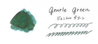 Taccia Fountain Pen Ink Glass bottle Haikara Ink Gentle Green G1819