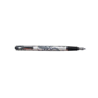 Online Calligraphy set with 3 nibs, Vision Silver in Book Box