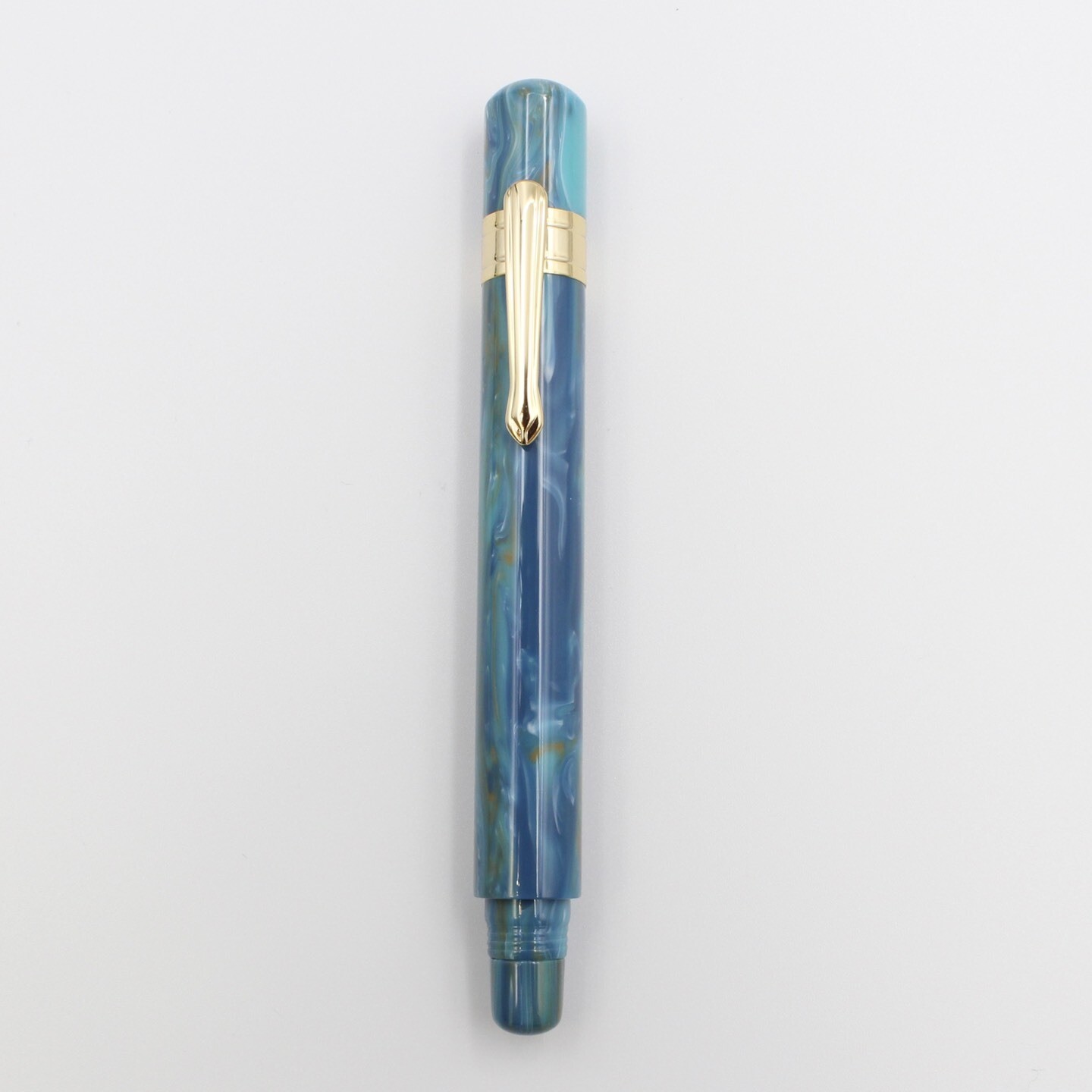 Taccia - New Covenant - Fountain Pen - Stainless Steel Nib - Colour Blue Apatite
