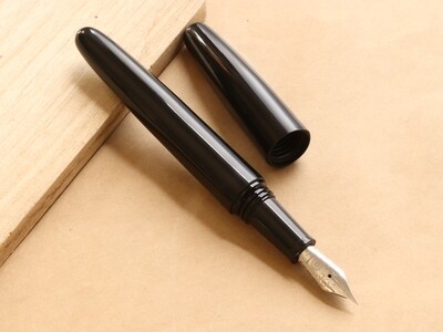Wancher Dream Pen True Ebonite Silk Black Jowo Stainless Steel Medium Nib