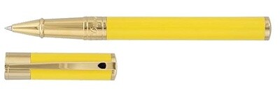 ST DUPONT D Initial Roller Ball pen Vanilla and Gold