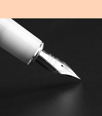 Fountain Nib Delike Art Silver