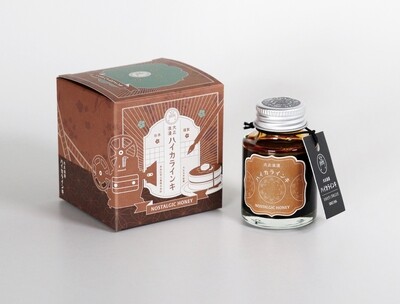 Taccia Fountain Pen Ink Glass bottle Haikara Ink Nostalgic Honey