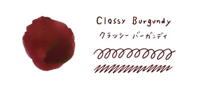 Taccia Fountain Pen Ink Glass bottle Haikara Ink Classy Burgundy