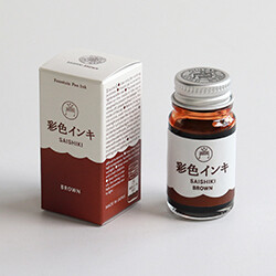 Taccia Fountain Pen Ink 12 ml Sai Shiki (Colourful) Brown