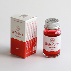 Taccia Fountain Pen Ink 12 ml Sai Shiki (Colourful) Red