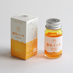 Taccia Fountain Pen Ink 12 ml Sai Shiki (Colourful) Yellow