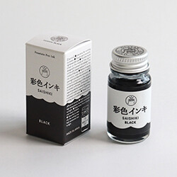 Taccia Fountain Pen Ink 12 ml Sai Shiki (Colourful) Black