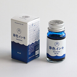 Taccia Fountain Pen Ink 12 ml Sai Shiki (Colourful) Blue