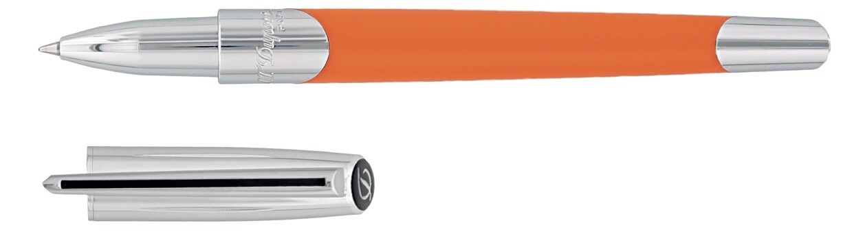 ST DUPONT Defi Millennium Roller ball - Matt Orange and Silver