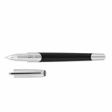 S.T Dupont WI DEFI MIL RB SHINY SILVER AND BLACK