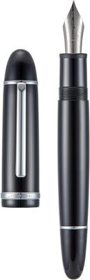 Jinhao X159  Acrylic Fountain Pen, Nib Size # V8 Fine Nib Silver Trim Classic Design Smooth Writing Pen with Converter.  6 Colours to chose from.