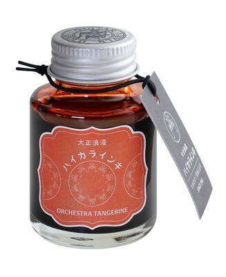Taccia Fountain Pen Ink Glass bottle Haikara Ink Orchestra Tangerine