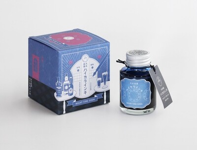 Taccia Fountain Pen Ink Glass bottle Haikara Ink Night Time Soda