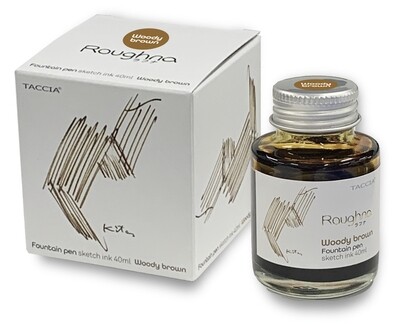 Taccia Fountain Pen Ink Glass bottle Roughna Ink Woody Brown
