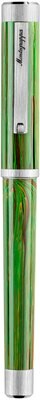 Zero Zodiac Virgo Fountain Pen, Palladium IP Steel, Montegrappa # 6 Stainless Steel Nib