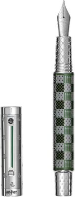 Harry Potter: House Colours, Slytherin, Fountain Pen, Montegrappa # 6 Stainless Steel Nib