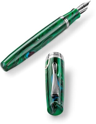 Elmo 02 Fountain Pen, Cortina, Montegrappa # 6 Stainless Steel Nib
