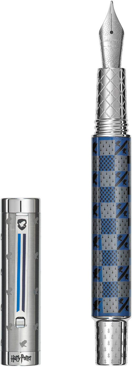 Harry Potter: House Colours, Ravenclaw, Fountain Pen, Montegrappa # 6 Stainless Steel Nib