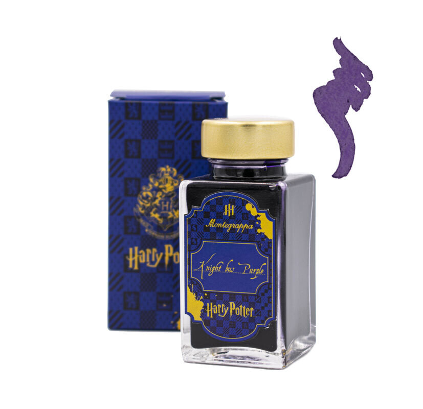 Montegrappa Harry Potter Ink Bottle 50 Ml, Knight Bus Purple