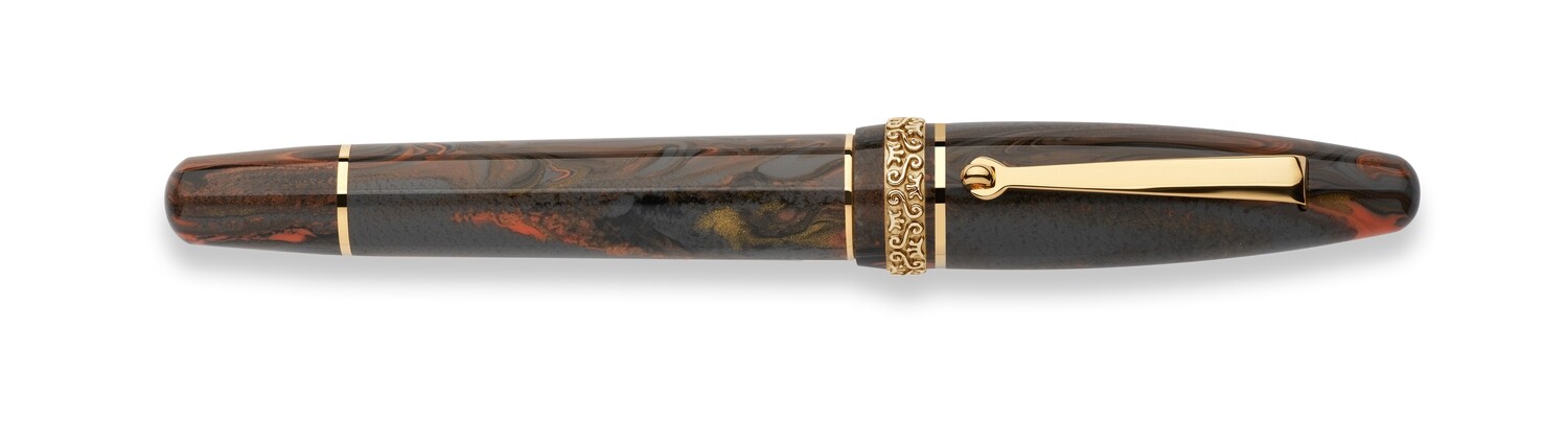 MAIORA Ultra Ogivia  GOLDEN AGE Earth  STEEL NIB Medium 
GOLD TRIM