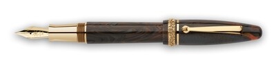 MAIORA Ultra Ogivia  GOLDEN AGE Earth  STEEL NIB Fine
GOLD TRIM