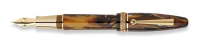 MAIORA Ultra Ogivia  GOLDEN AGE Fire STEEL NIB Fine
GOLD TRIM