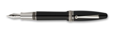 MAIORA Ultra Ogivia  GOLDEN AGE Nero STEEL NIB Fine
Palladium trim
